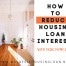 how to reduce housing loan interest