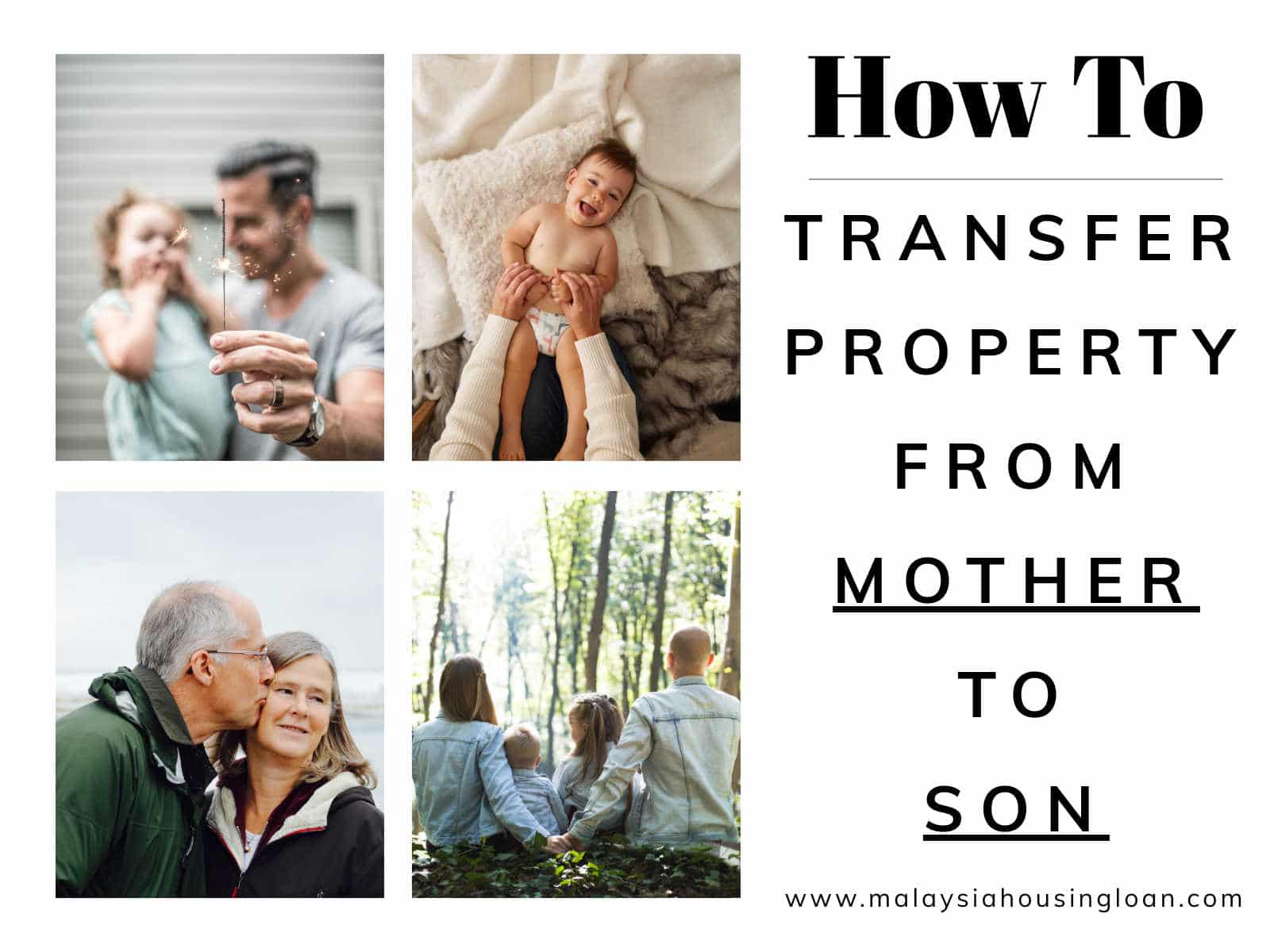 property transfer from mother to son