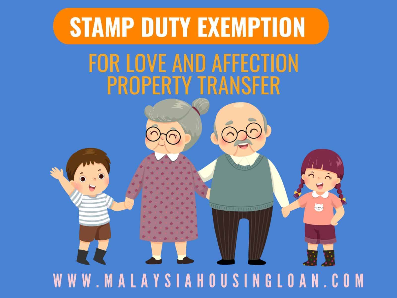 love and affection property stamp duty